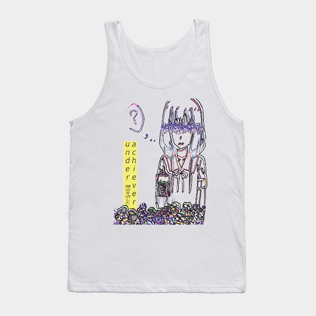 Kaguya-sama: Love Is War ''UNDERACHIEVER'' V1 Tank Top by riventis66